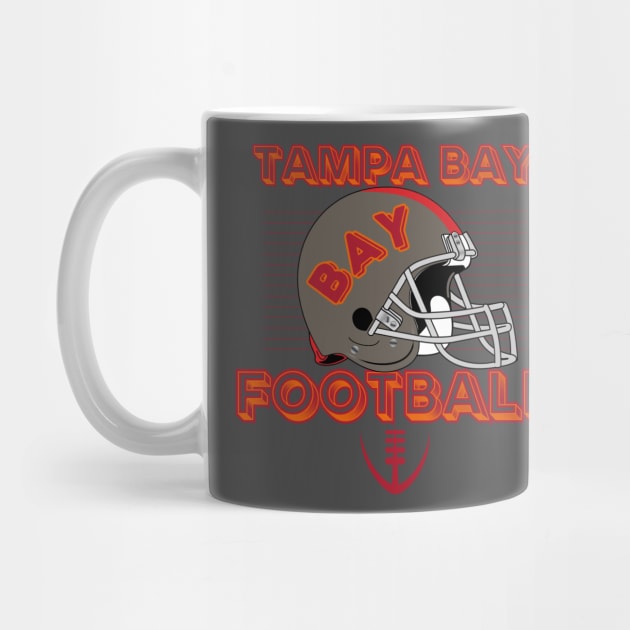 Tampa Bay Buccaneers Vintage Style by Borcelle Vintage Apparel 